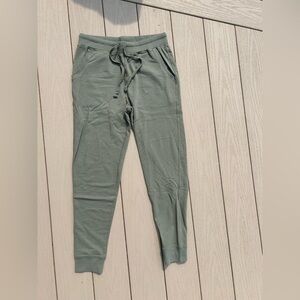 Ambiance Olive Green Casual Pants